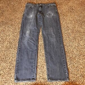 Lucky‎ Brand 221 Straight Leg Jeans Mens Size 34x32 Denim Blue Wash